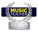 Music Teacher Awards logo with link to awards site